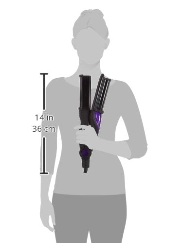 Hot Tools U-HC-8103 Ceramic Tourmaline Deep Waver, Black