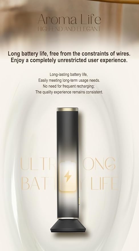 New Upgraded Waterless Scent Oil Nebulizer – Smart App & Remote Control, Covers Up to 4000 Sq Ft, Quiet Aroma Diffuser for Home, Hotel & Office, Up to 20H Runtime, 360° Light & Timer