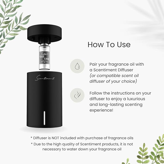 Scentiment Diffuser Oil - Fresh Rain | Aromatherapy Home Fragrance |Inspired by Luxury Five Star Hotels | Luxurious Scent with Notes of Fresh Grapefruit and Crisp Red Currant (120 mL)