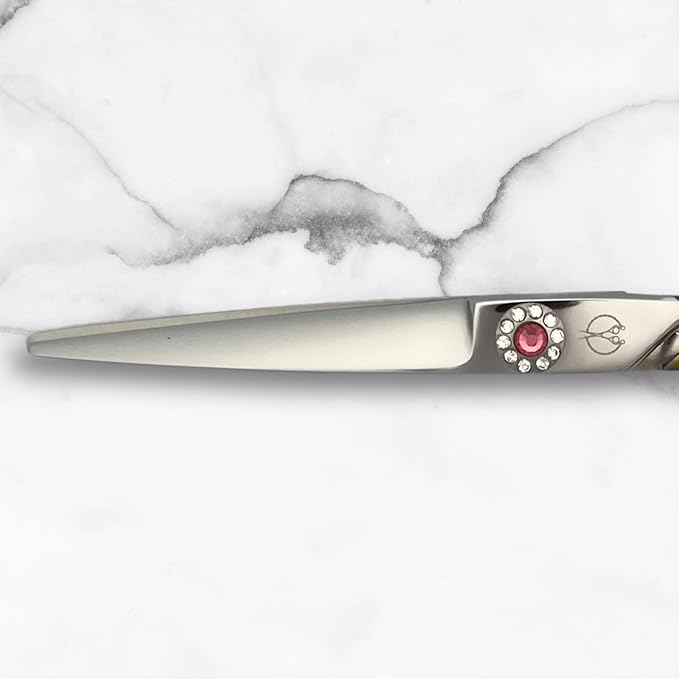 6-Inch Swivel Thumb Hair Cutting Scissors - Professional Salon and Barber Shears for Hairdressers, 440C Stainless Steel, Ergonomic Design, Precision Convex Blade