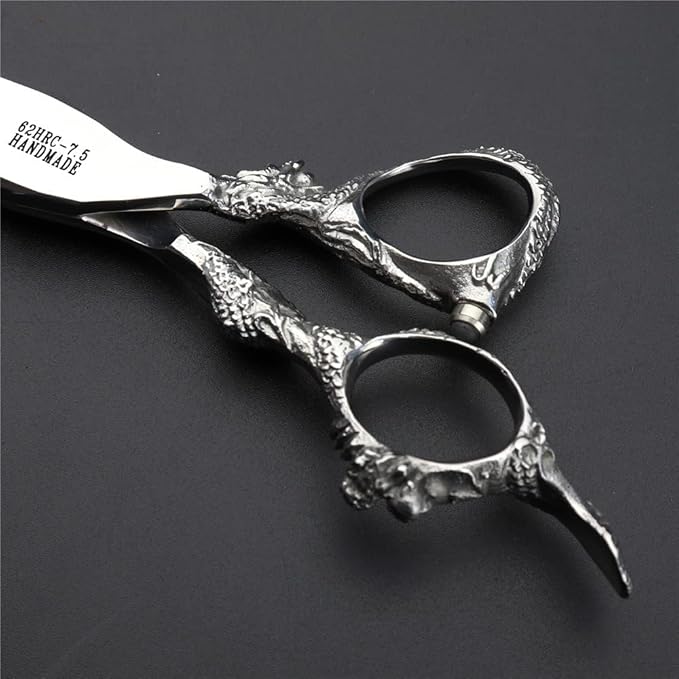Purple Professional Hairdressing Scissors Hairdresser Hairstylist Cutting Hair & Thinning Hairdressing Scissor (7.5 inch flat)