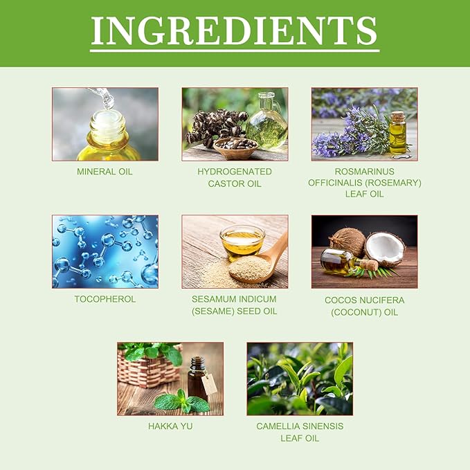 Rosemary & Mint Hair Oil, Split Ends & Dry Scalp Treatment - Made with Biotin & Essential Oils for Strengthening, Soothing, Moisturizing & Encouraging Longer, Healthier Hair (1.69 Fl Oz)