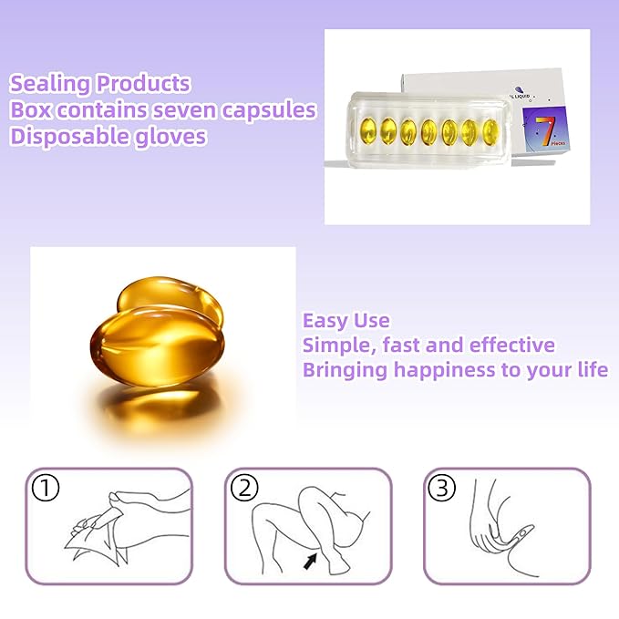 Women's Moisturizing Firming Lotion Pills, Stay Fresh, Moisturized and Firm, Revert To Tight And Tender State, Essential Oil Capsules, 1 Box 7 Capsules (2)