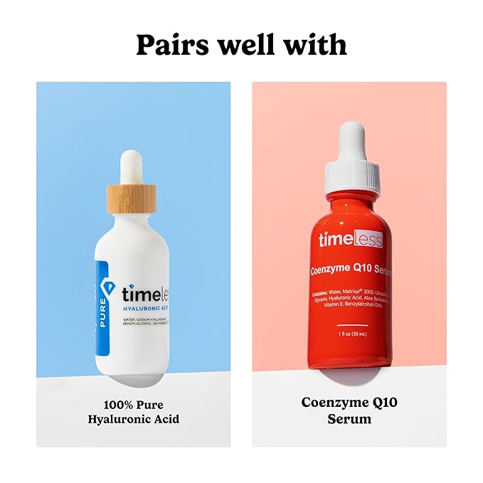 Timeless Skin Care Vitamin C Serum with Vitamin E & Ferulic Acid - Brightening Serum - for Oily & Dry Skin - Fragrance-Free - 4 oz