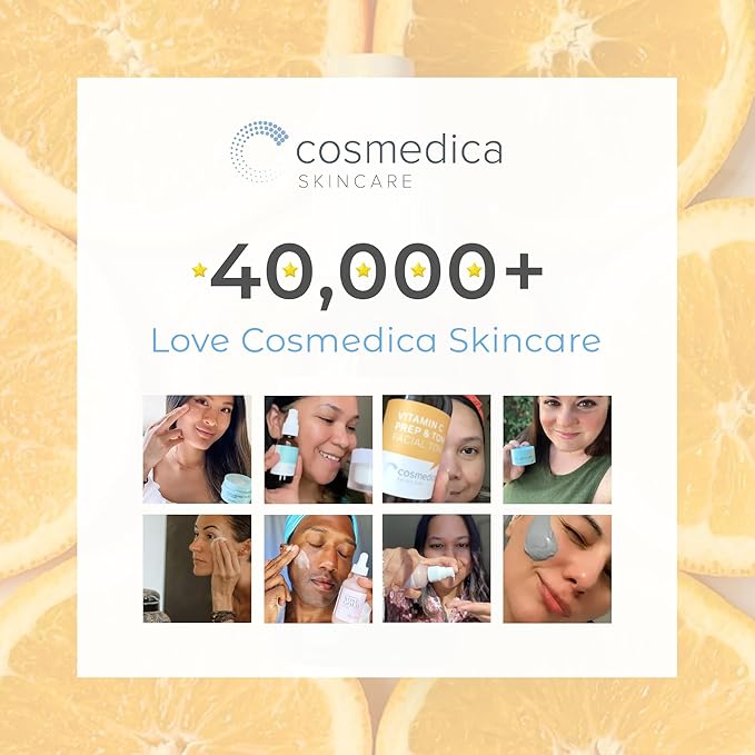 Cosmedica Skincare Set- Vitamin C Super Serum and Pure Hyaluronic Acid