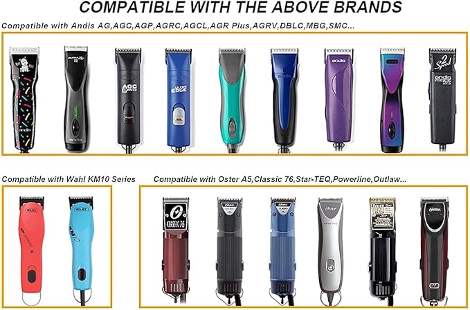 Size 84 Detachable Replacement Blades,compatible with oster Classic 76/Star-Teq/Power-Teq andi A*dis AGC,BDC,BGC,MBG Series Clippers,3/32-Inch Cut Length For Dogs and Medium-Size Animals