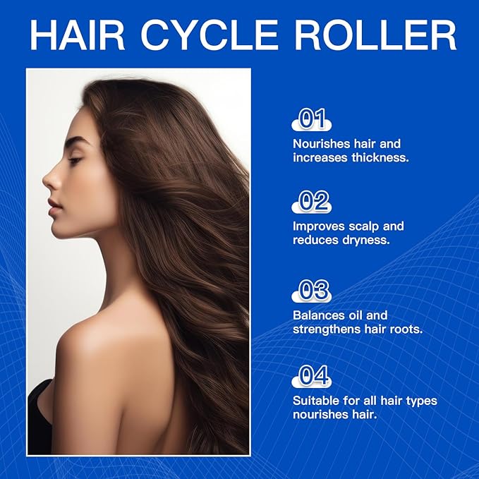 Rosemary Hair Growth Serum with Redensyl and Anagain – Roll On 25 ml, Thicker & Stronger Hair, Prevents Hair Fall & Stimulates Hair Follicles, Fights Hair Thinning & Hair Loss for All Hair Types