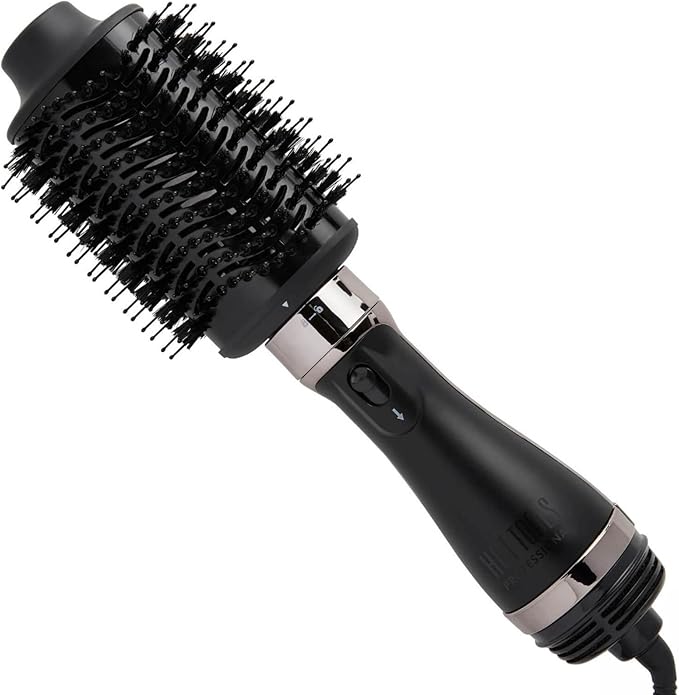 HOT TOOLS Professional Black Gold Detachable One-Step Volumizer and Hair Dryer, 2.8 inch Barrel