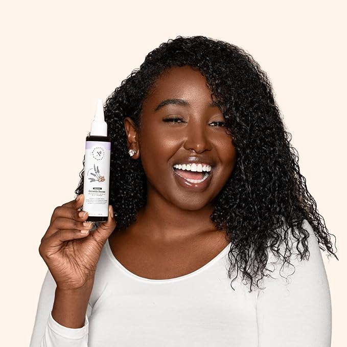 Naturall Jamaican Black Castor Oil Serum with Lavender - Hair Growth Elixir for Curly, Dry & Damaged Hair - Best Strengthening Formula (100ml)