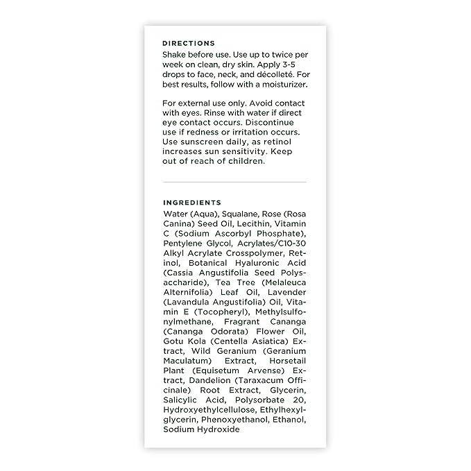 Tree of Life Facial Serum for Face - Skin Care Face Serums, Hydrating, Anti-Aging, Skin Care Duo Serums to Brightening Dark Spot, Smooth Dry & Sensitive Skins (Luxe Evening Youth, 1oz)