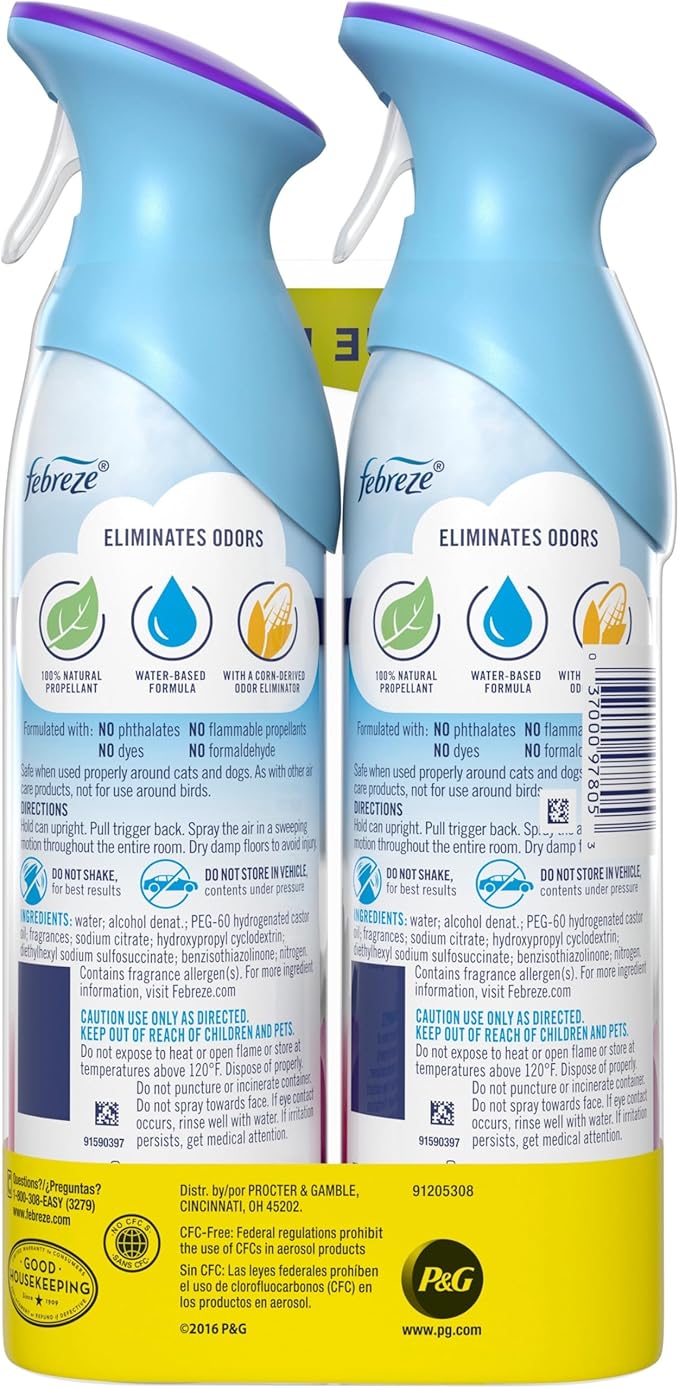Febreze Air Spring Spray Pack, 8.8 Ounce (Pack of 2)