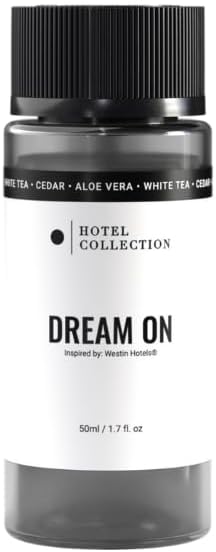 Hotel Collection Diffuser Oil - Dream On - Aromatherapy Essential Fragrance Oil - Bright White Tea, Sweet Vanilla, & Earthy Cedar - 50ML 1.7 Fl oz