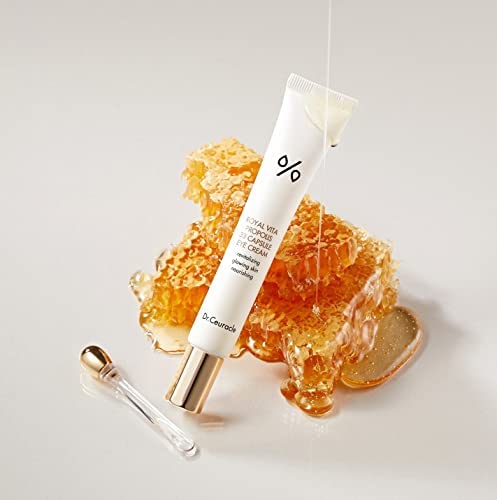 Dr.Ceuracle Royal Vita Propolis 33 Capsule Eye Cream with Applicator - Soothing, Hydrating Eye Serum Cream, Dark Circle Relief, Korean Skincare for Stocking Stuffers (20ml / 0.67 fl. oz.)