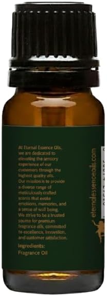 Eternal Essence Oils Expedition 10ml Fragrance Oil – Pine Needles, Bergamot Mist, Vetiver & Cedarwood – Earthy Green Blend Inspired by Forest Trails & Herbs
