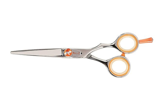 Cricket Centrix Roc-It Dog R 575 5.75” Professional Stylist Barber Hair Shears for Cutting - Precision Cast Convex Blade Hair Scissors, Offset Grip - Ideal for Hair Salon Use