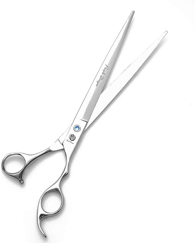 Purple Dragon 5"/5.5"/6"/6.5"/7"/7.5"/8"/9"/10" Sharp Edge Hair Cutting Shears Pet/Puppy/Cat Grooming Scissors with Bag - Perfect for Barber or Dog Groomer