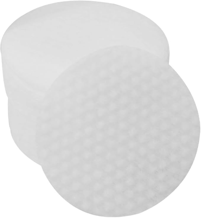 PartyKindom 1200pcs Thickened Cotton Pads for Makeup Remover Toner Application Pearl Texture Facial Rounds for Sensitive Skin Versatile Cleansing Moisturizing Use for Skincare Routine