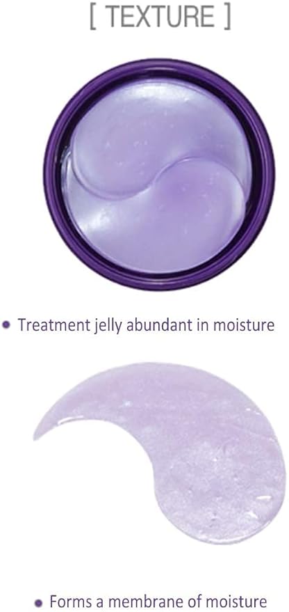 MIZON Collagen Eye Gel Patch with Hydrolyzed Collagen, Caviar, and Chamomile for Firming, Nourishment, and Wrinkle Care – 60pcs –