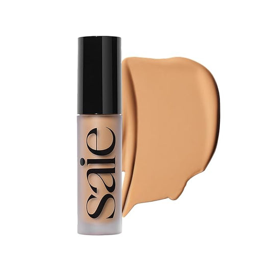 Saie Slip Tint Radiant Cream Concealer & All-Over Face Makeup - Concealer for Dark Circles, Redness & Blemishes - Lightweight Makeup Made with Hydrating Hyaluronic Acid - Shade 12 (0.17 oz)