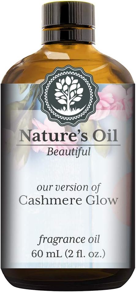 Cashmere Glow Fragrance Oil (60ml) For Perfume, Diffusers, Soap Making, Candles, Lotion, Home Scents, Linen Spray, Bath Bombs, Slime