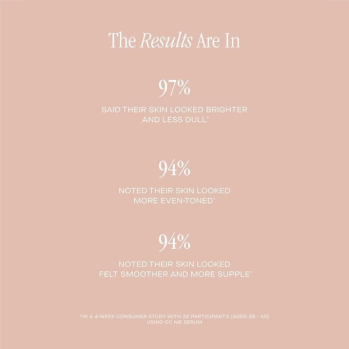 Summer Fridays CC Me Serum with Vitamin C + Niacinamide - Brightening + Hydrating Face Serum to Improve Skin Tone + Reduce Appearance of Dark Spots Over Time (1 Fl Oz)