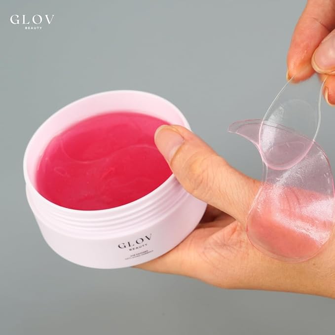 Glov Beauty Intense Rejuvenating Under Eye Gels - Hydrating Eye Mask w/Hyalronic Acid & Hydrolyzed Collagen - Under Eye Patches For Dark Circles - Minimize Puffiness & Wrinkle Reducer - 30 Pairs