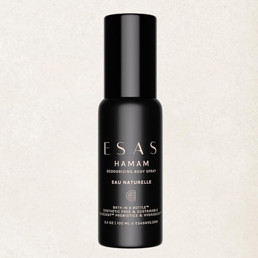 ESAS NYC Eau Naturelle Hamam - Organic Deodorant Body Spray - MADESAFE® - VANILLA | MUSKY | GOURMAND - 3.4 oz