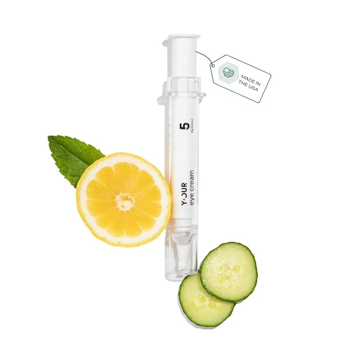 Y’OUR Retinol & Peptide Complex Eye Cream: Anti-Aging for Dark Circles, Puffiness, Wrinkles & Crow’s Feet; Hydrating & Under Eye Repair. Made in USA
