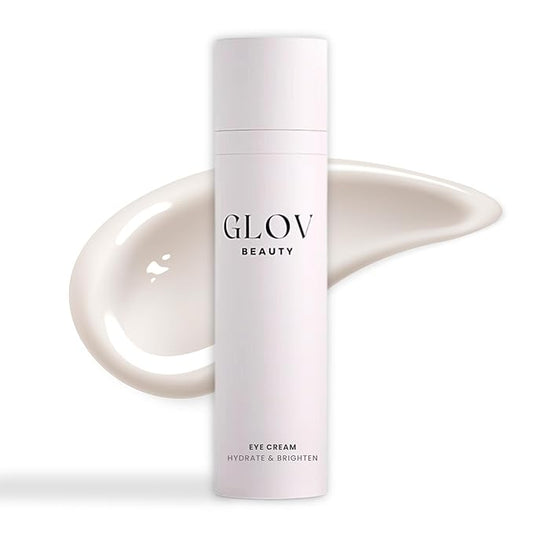 Glov Beauty - Hydrate & Brighten Eye Cream - Anti-Aging Under Eye Cream for Dark Circles, Wrinkles & Puffiness - With Retinyl Palmitate, Sodium Hyaluronate & Niacinamide - All Skin Types