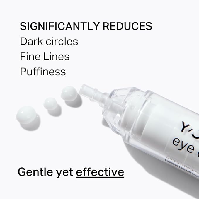Y’OUR Retinol & Peptide Complex Eye Cream: Anti-Aging for Dark Circles, Puffiness, Wrinkles & Crow’s Feet; Hydrating & Under Eye Repair. Made in USA