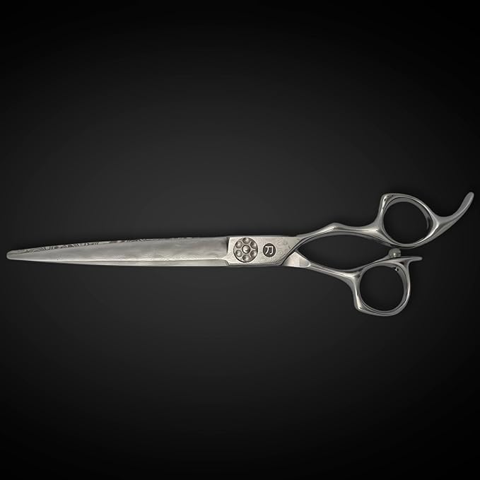 Damascus Hair Shears - Saki Kanzen - Master/Professional Level Hair Cutting Scissors for Hairdressers and Barbers (7 Inch Shears)