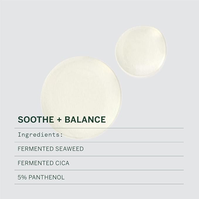 Urban Calm Soft Essence Mini Travel Size - Hydrating Face Toner with 5% Panthenol, Fermented Seaweed, & CICA for Calming Redness - Moisturizing Skin Essence for All Skin Types - 30ml