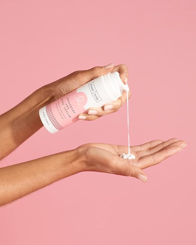 frank body Smoothing AHA Body Lotion | Gently Exfoliates to Smooth KP & Body Breakouts | With Lactic & Glycolic Acids, Hydrating Oils, Mango Seed Butter & Australian Botanicals | 140ml/4.73 fl oz