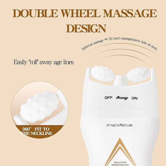 AH-8 Firming Neck Cream, Collagen Neck Cream for Tightening and Firming, Neck Tightening Cream, Moisturizing, Skin Care for Women and Men, Day and Night Use, 120g