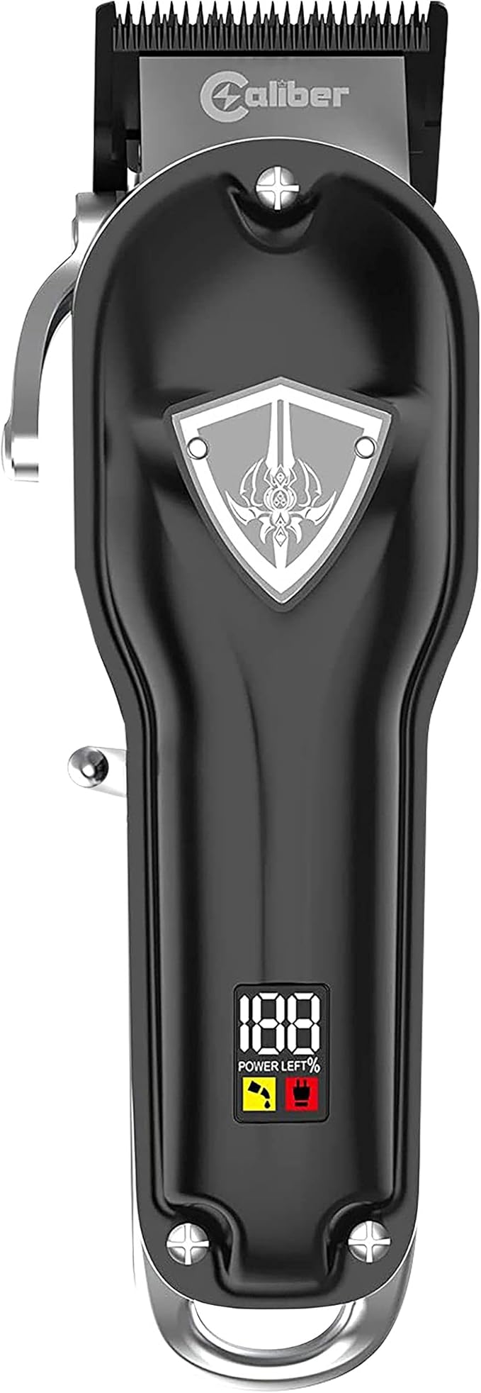 .44 Magnum FMJ Cordless Clipper Kit - Professional Clippers for Hair, Beard and Mustache - Rechargeable Grooming Electric Razor for Men - With Grips, Oil, Cleaning Brush & Comb Guards