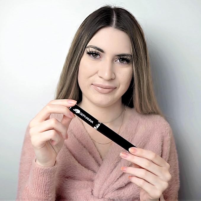 1 Pack Glass Nail File for Unisex Ultra Quality, Portable Crystal Nail File with Case for Mani & Pedicure- Smooth Finish for Natural & Acrylic Nails