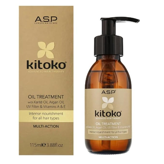 Kitoko Oil Treatment 3.88 Ounce with Easy Dispensing Pump