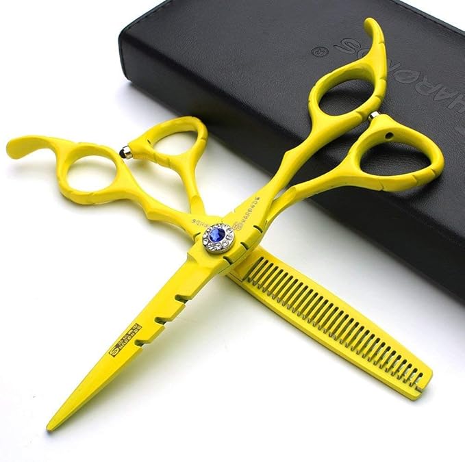 SHARONDS Hair Cutting Set, Hair Scissors, Thinning Scissors, 6 Inches, 440C