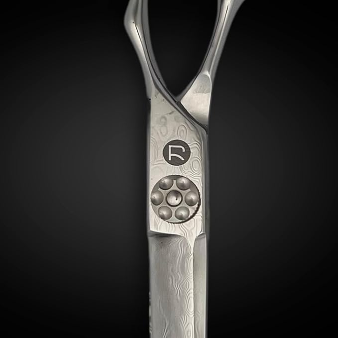 Damascus Hair Shears - Saki Kanzen - Master/Professional Level Hair Cutting Scissors for Hairdressers and Barbers (7 Inch Shears)