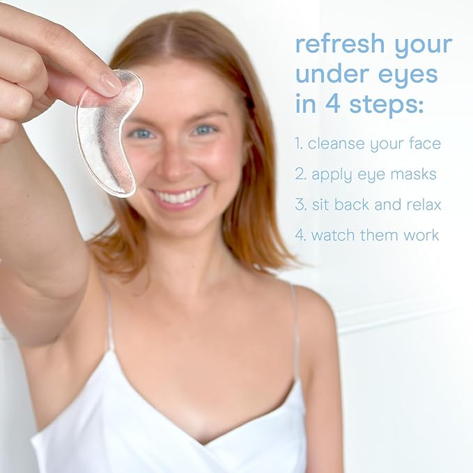 Baebody Advanced Snail Mucin Under Eye Patches for Women & Men (6 Pairs) - Under Eye Masks for Dark Circles and Puffiness - With Niacinamide - Reduce Fine Lines and Wrinkles