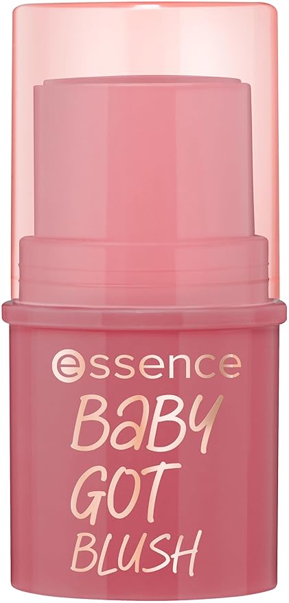 essence | Baby Got Blush Stick | Easy to Apply & Blend Pigmented Cream Blush Stick | Vegan & Cruelty Free | Free From Gluten, Parabens, Preservatives, & Microplastic Particles (40 | Sweets & Roses)