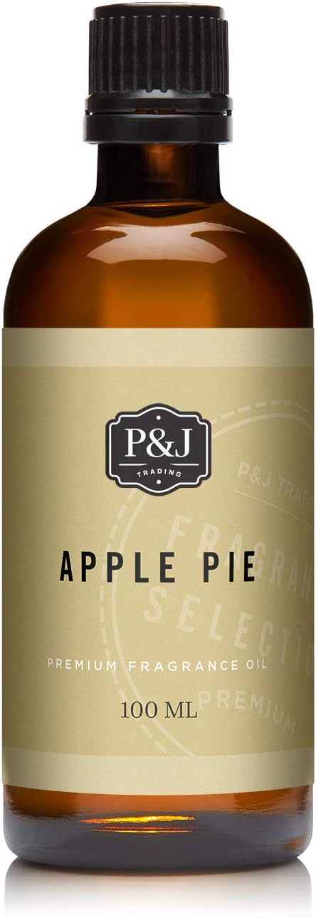 P&J Trading Fragrance Oil | Apple Pie Oil 100ml - Candle Scents for Candle Making, Freshie Scents, Soap Making Supplies, Diffuser Oil Scents
