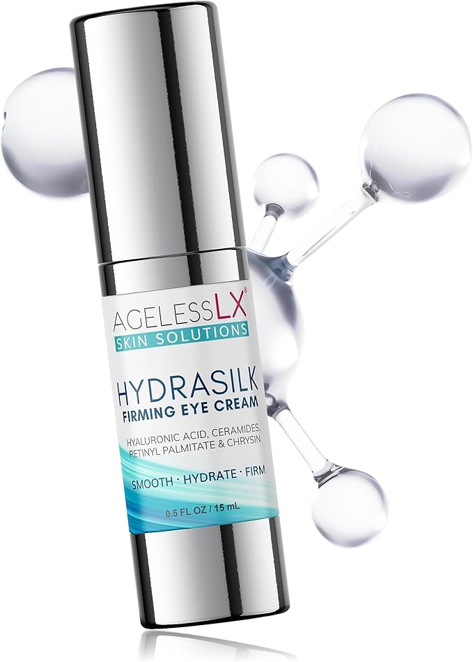 AgelessLX Supplement Capsule for Women with HMB Hydrasilk Eye Cream Bundle