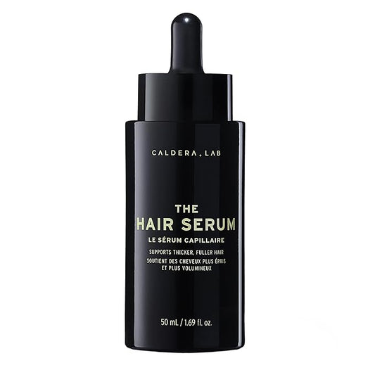 Caldera + Lab The Hair Serum | Men’s Thickening Serum for Thinning & Receding Hair, Supports Fuller & Stronger-Looking Hair, Dermatologically Tested - All Hair Types