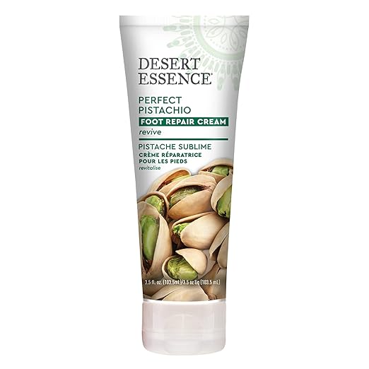 Desert Essence Organics Foot Repair Cream, Pistachio, 3.5 Oz