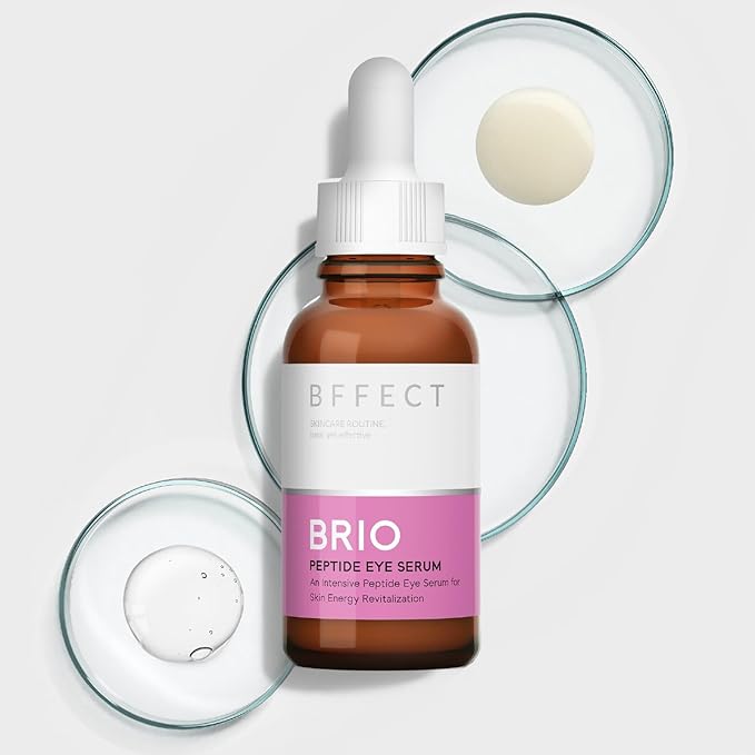 Brio Peptide Serum Lotion for Eye, Reduces Dark Circles & Puffiness Eye Serum, 1 Fl Oz