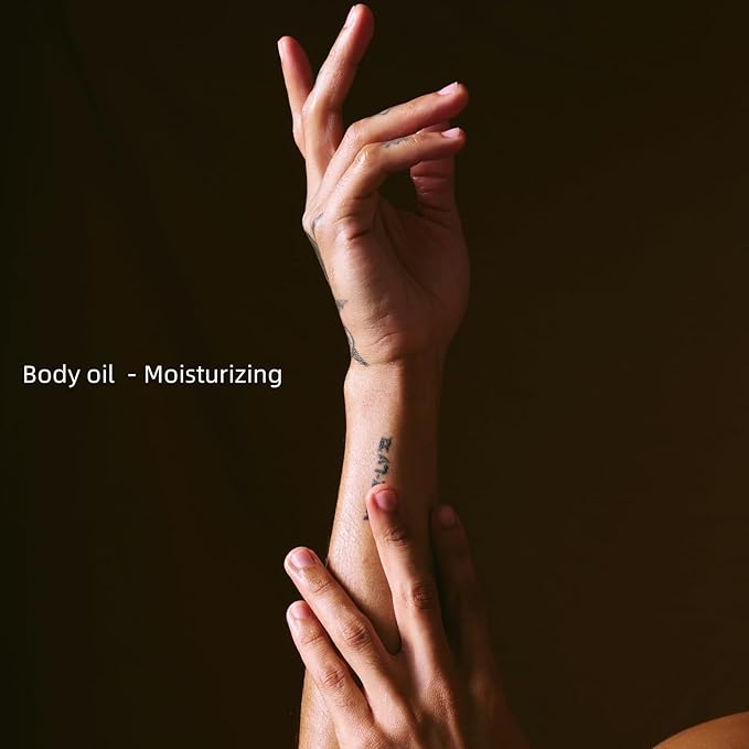 Massage Oil Candle, Gift SPA Use Home Scented Candle Body Oil, Ultra Hydrating Body Care with Soybean Oil, 4.5oz (Fresh Figs)