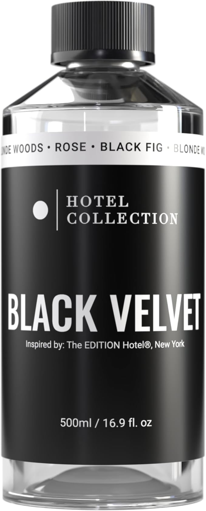 Hotel Collection Diffuser Oil - Black Velvet - Aromatherapy Essential Fragrance Oil - Blonde Woods, Rose, and Black Fig - 500ML 16.9 Fl oz