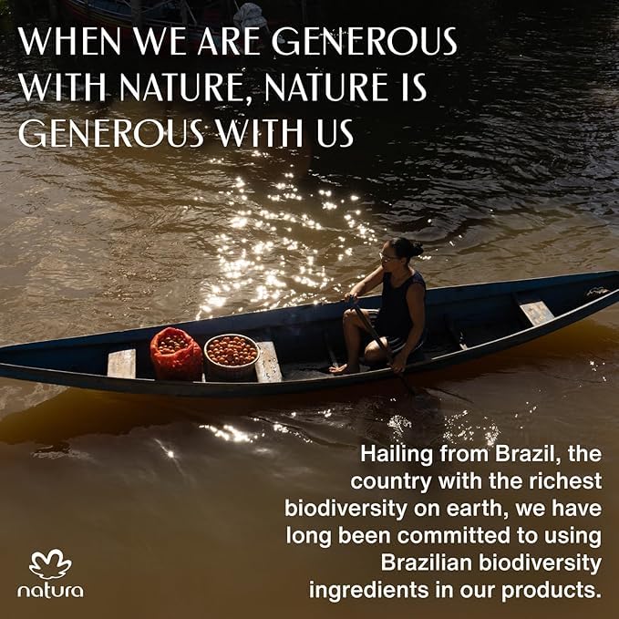 Natura - Brazil Nut Hydrating Body Lotion - Castanha Anti-Dryness - Deep Skin Hydration Moisturizer - Vegan Skin Care - Brazilian Beauty Secrets - Self Care & Body Care - 13.5 fl oz (400ml)