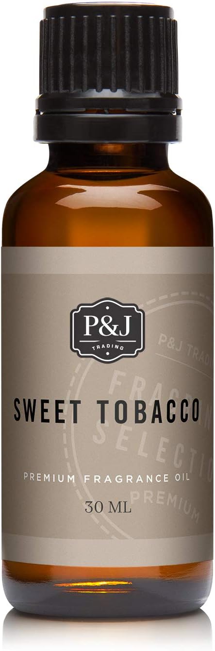 P&J Trading - Sweet Tobacco Scented Oil 30ml - Fragrance Oil for Candle Making, Soap Making, Diffuser Oil